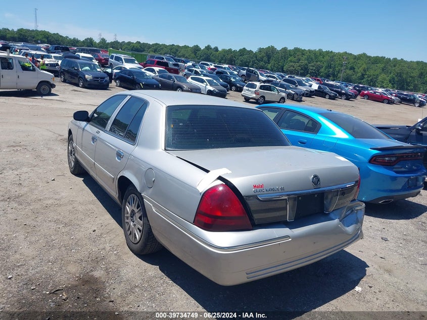 2008 Mercury Grand Marquis Gs VIN: 2MEFM74V68X600532 Lot: 39734749