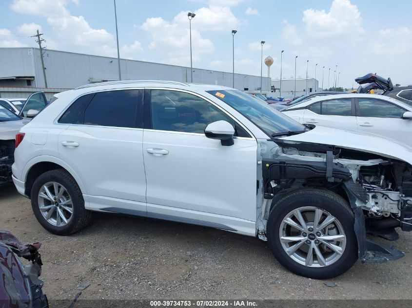 2023 Audi Q3 Premium 45 Tfsi S Line Quattro Tiptronic VIN: WA1DECF31P1092210 Lot: 39734753