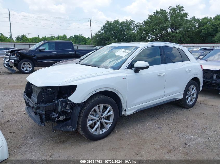 2023 Audi Q3 Premium 45 Tfsi S Line Quattro Tiptronic VIN: WA1DECF31P1092210 Lot: 39734753