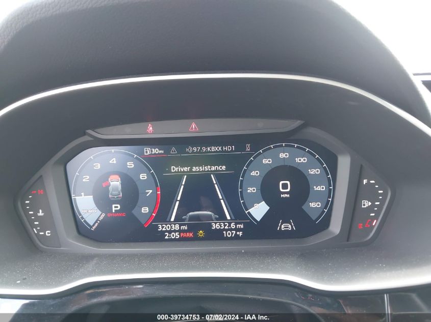 2023 Audi Q3 Premium 45 Tfsi S Line Quattro Tiptronic VIN: WA1DECF31P1092210 Lot: 39734753