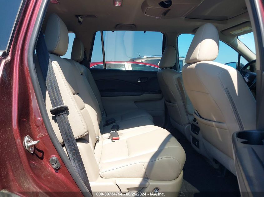 2019 Honda Pilot Ex-L VIN: 5FNYF6H40KB036593 Lot: 39734754