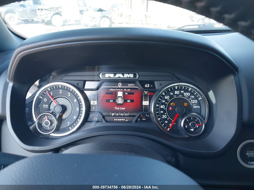 2022 RAM 1500 3.6L V-6 DOHC, VVT, (VIN: 1C6RRFFG1NN263250