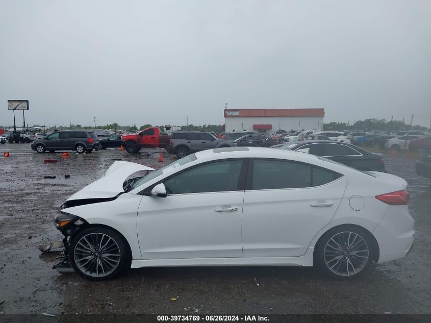 KMHD04LB1JU457136 2018 Hyundai Elantra Sport