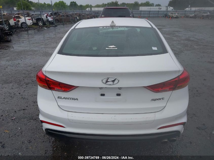 KMHD04LB1JU457136 2018 Hyundai Elantra Sport