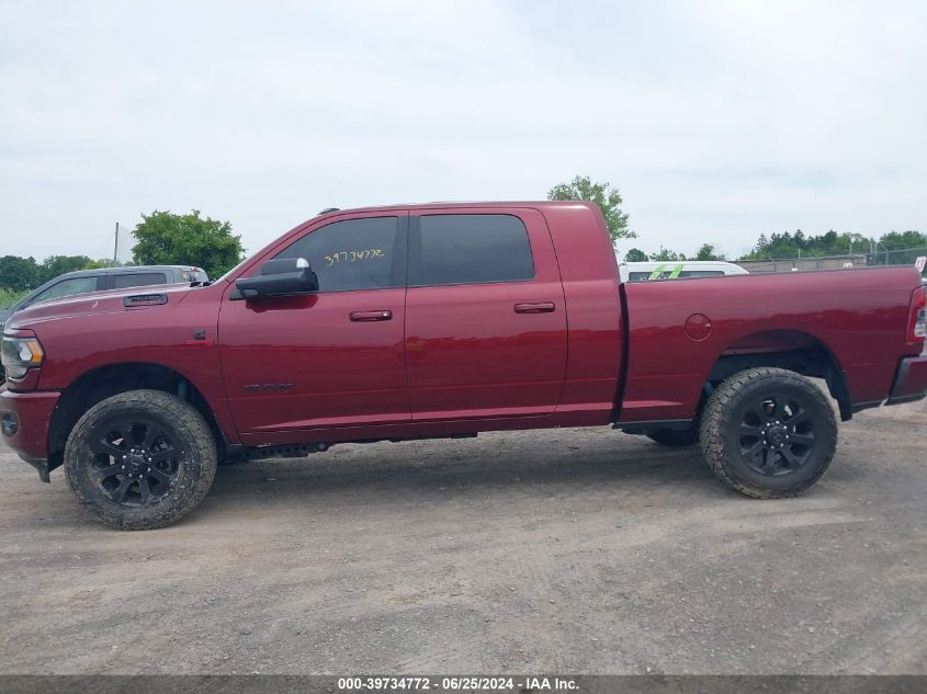 2022 Ram 2500 Big Horn Mega Cab 4X4 6'4' Box VIN: 3C6UR5ML7NG305434 Lot: 39734772