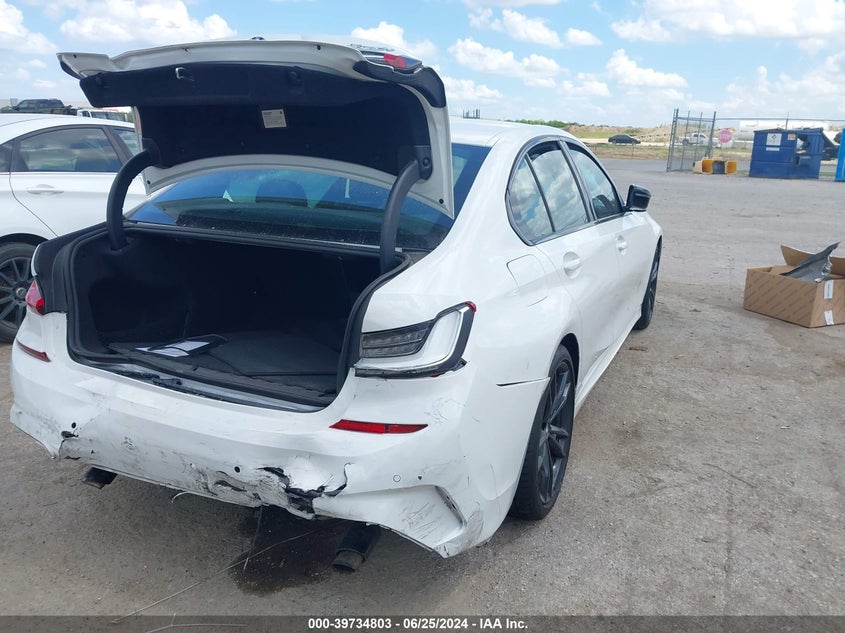 2021 BMW 330I VIN: 3MW5R1J09M8B92463 Lot: 39734803