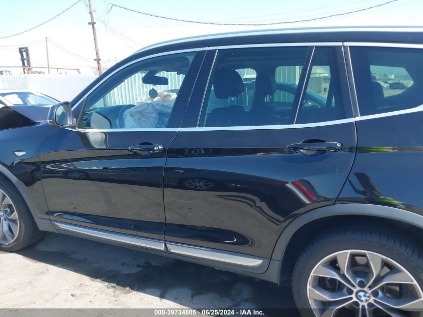 2016 BMW X3 xDrive35I VIN: 5UXWX7C57G0R16592 Lot: 39734805