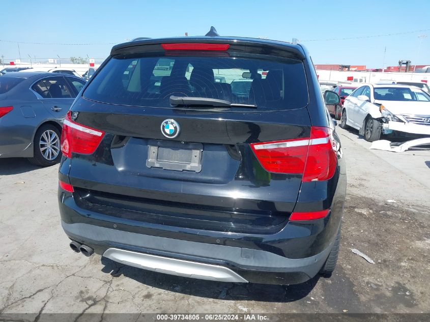 2016 BMW X3 xDrive35I VIN: 5UXWX7C57G0R16592 Lot: 39734805