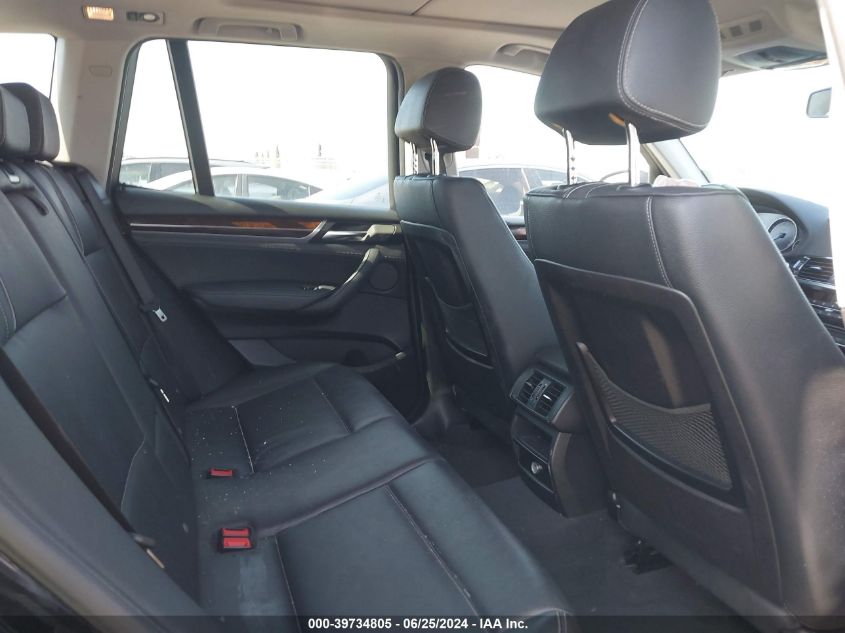 2016 BMW X3 xDrive35I VIN: 5UXWX7C57G0R16592 Lot: 39734805