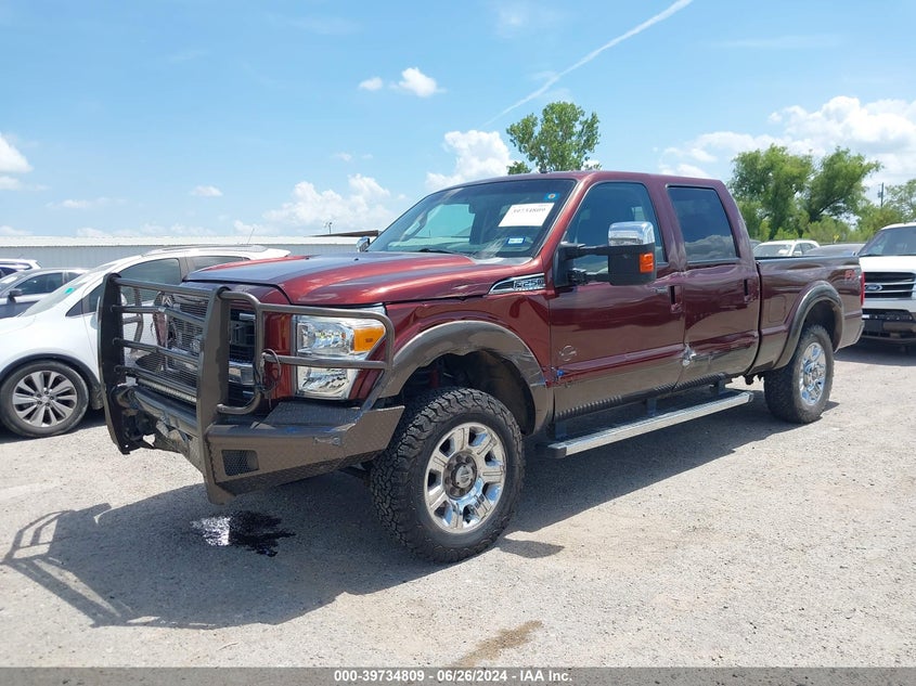 2015 Ford F-250 Lariat VIN: 1FT7W2BT8FED06472 Lot: 39734809