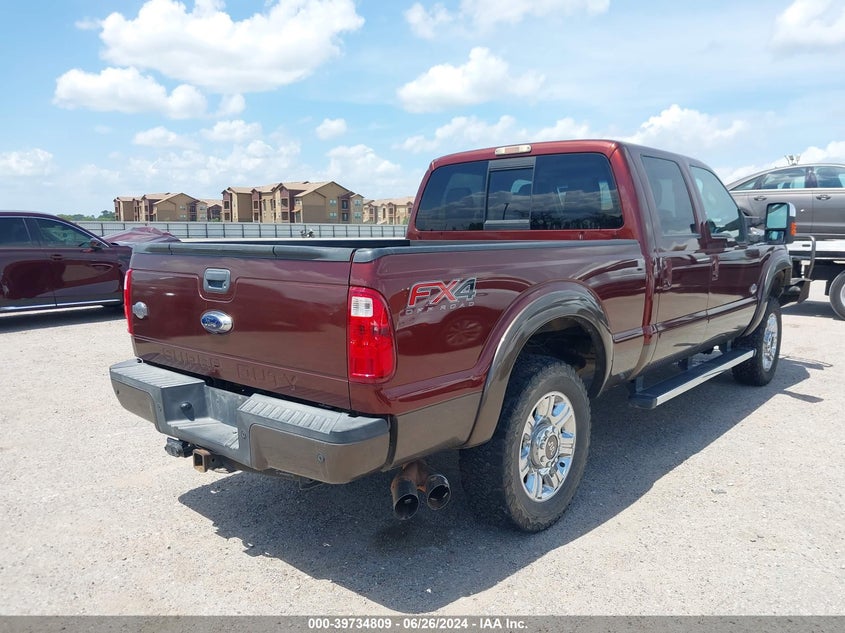 2015 Ford F-250 Lariat VIN: 1FT7W2BT8FED06472 Lot: 39734809