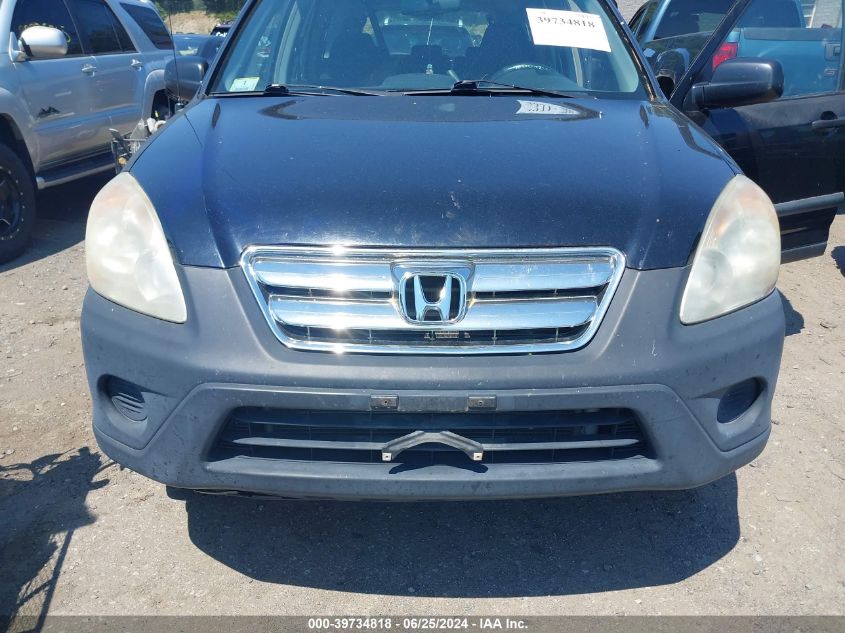 2005 Honda Cr-V Lx VIN: SHSRD785X5U334963 Lot: 39734818