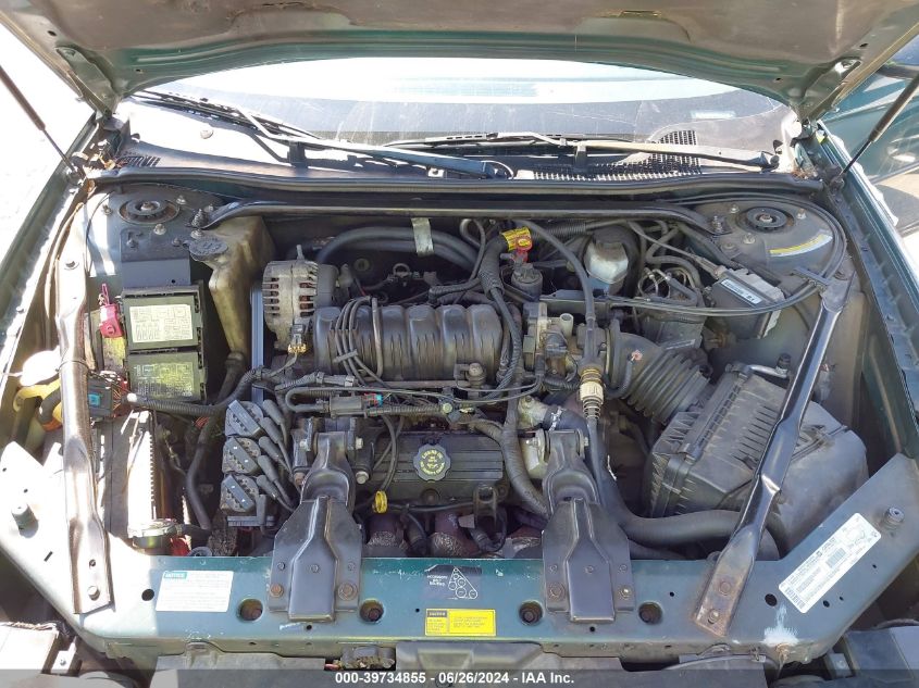 2001 Chevrolet Monte Carlo Ss VIN: 2G1WX15K419102441 Lot: 39734855