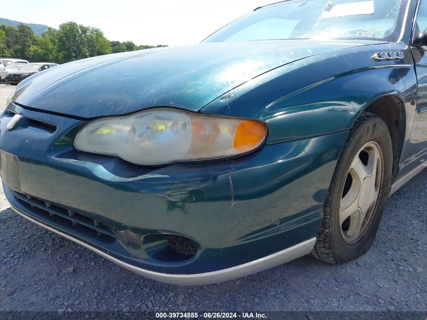 2001 Chevrolet Monte Carlo Ss VIN: 2G1WX15K419102441 Lot: 39734855