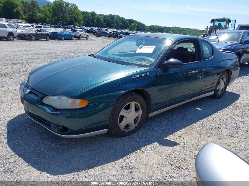 2001 Chevrolet Monte Carlo Ss VIN: 2G1WX15K419102441 Lot: 39734855