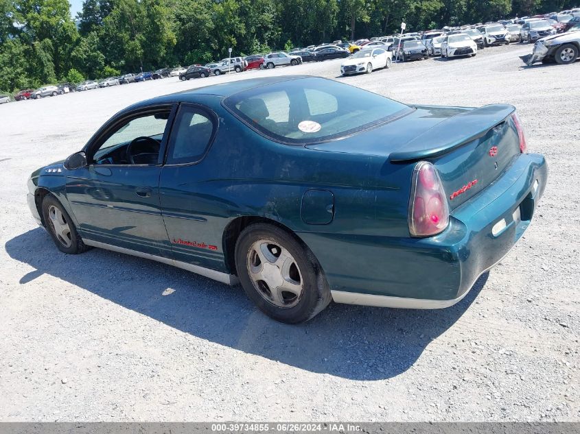 2001 Chevrolet Monte Carlo Ss VIN: 2G1WX15K419102441 Lot: 39734855