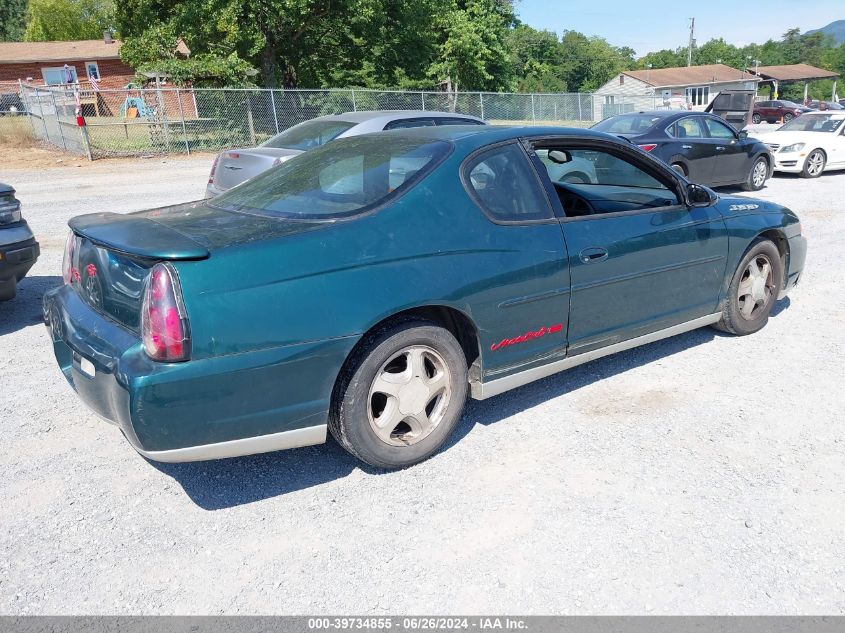 2001 Chevrolet Monte Carlo Ss VIN: 2G1WX15K419102441 Lot: 39734855