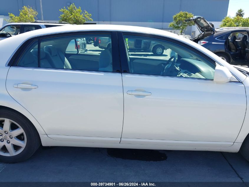 2008 Toyota Avalon Xl VIN: 4T1BK36B38U278744 Lot: 39734901