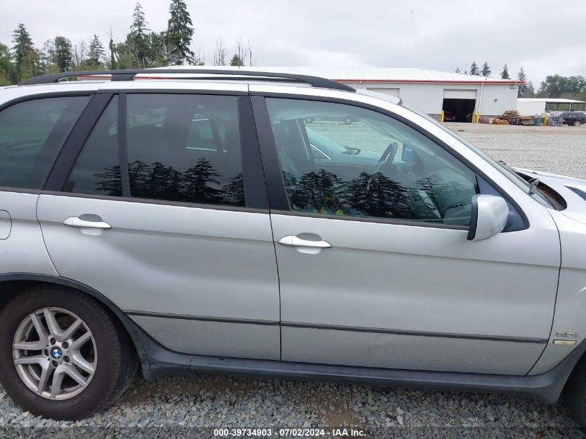 2004 BMW X5 3.0I VIN: 5UXFA13544LU41122 Lot: 39734903