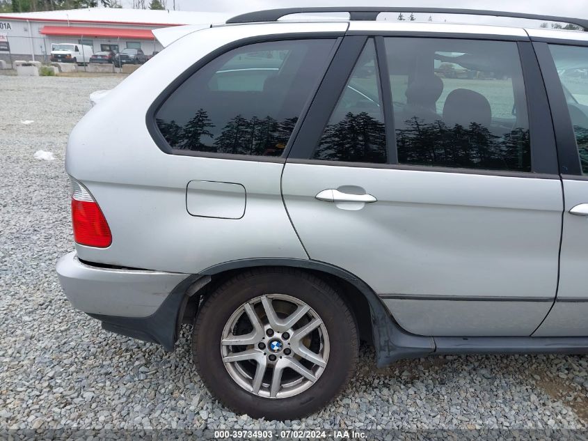 2004 BMW X5 3.0I VIN: 5UXFA13544LU41122 Lot: 39734903
