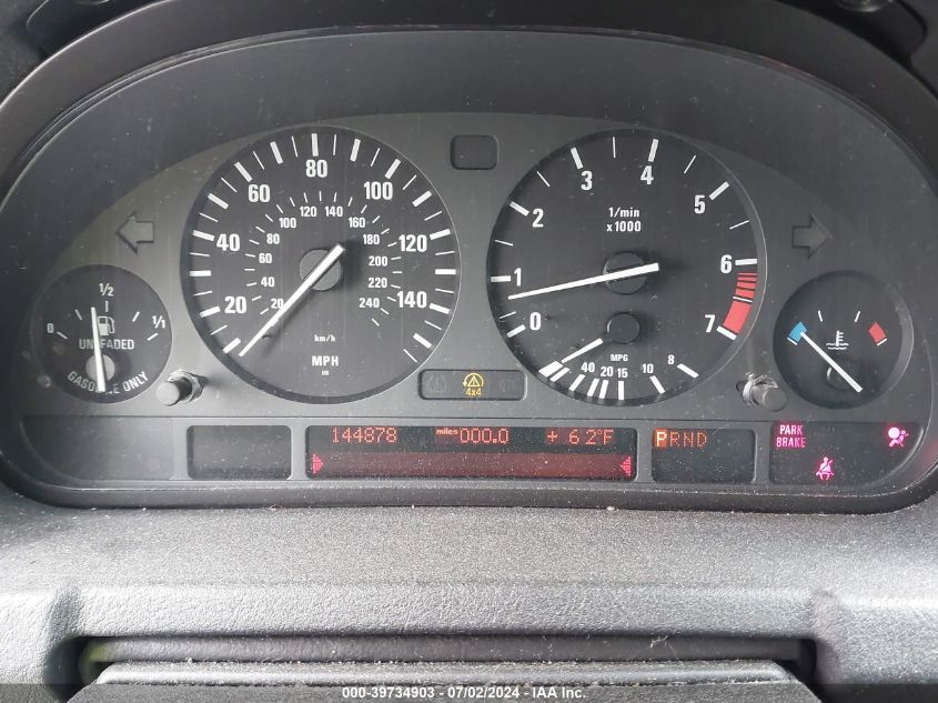 2004 BMW X5 3.0I VIN: 5UXFA13544LU41122 Lot: 39734903