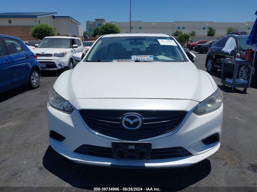 2016 Mazda Mazda6 I Touring VIN: JM1GJ1V55G1439284 Lot: 39734906