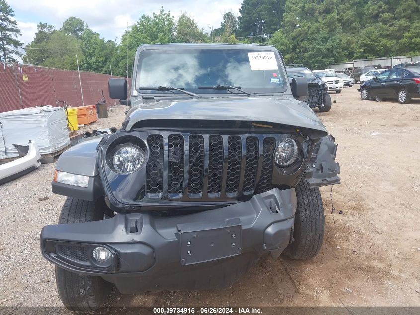 2022 Jeep Gladiator Altitude 4X4 VIN: 1C6HJTAG5NL161258 Lot: 39734915