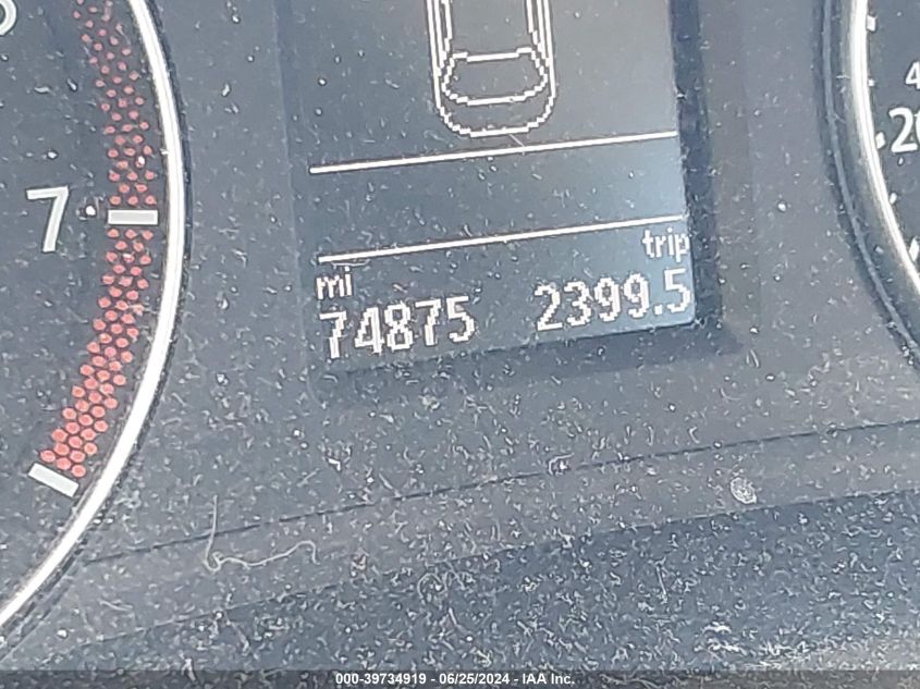 2013 Volkswagen Passat Se VIN: 1VWBH7A3XDC032667 Lot: 39734919