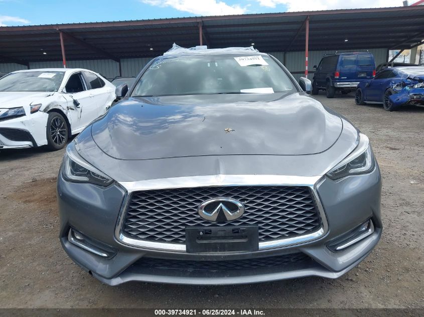 2018 Infiniti Q60 3.0T Luxe VIN: JN1EV7EK6JM343001 Lot: 39734921