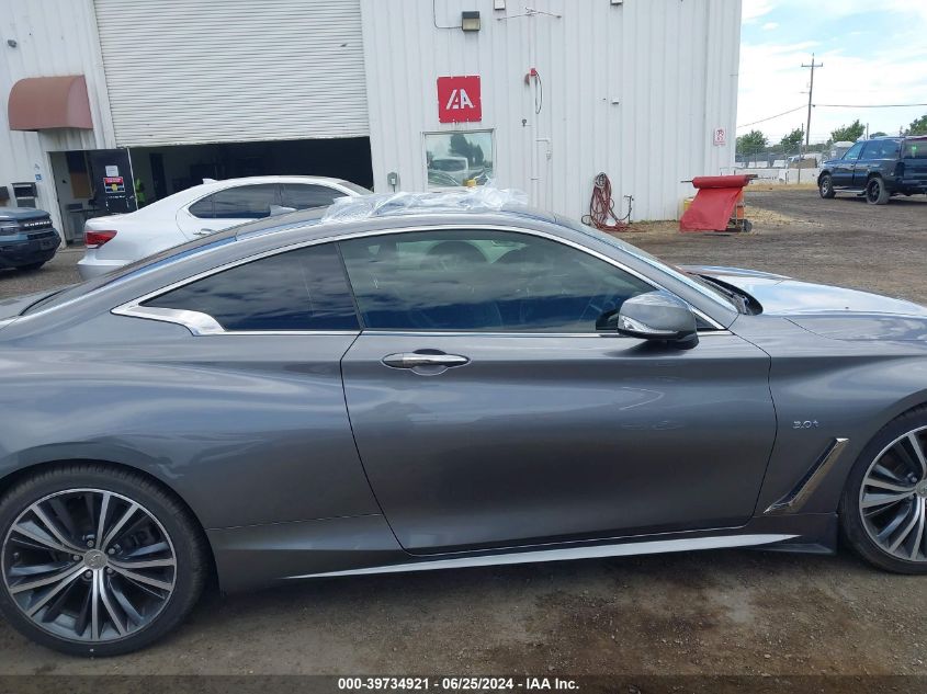 2018 Infiniti Q60 3.0T Luxe VIN: JN1EV7EK6JM343001 Lot: 39734921