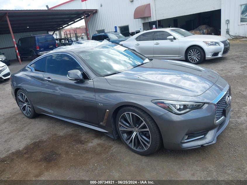 2018 Infiniti Q60 3.0T Luxe VIN: JN1EV7EK6JM343001 Lot: 39734921
