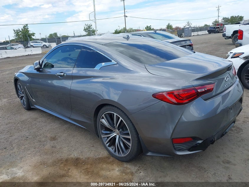 2018 Infiniti Q60 3.0T Luxe VIN: JN1EV7EK6JM343001 Lot: 39734921