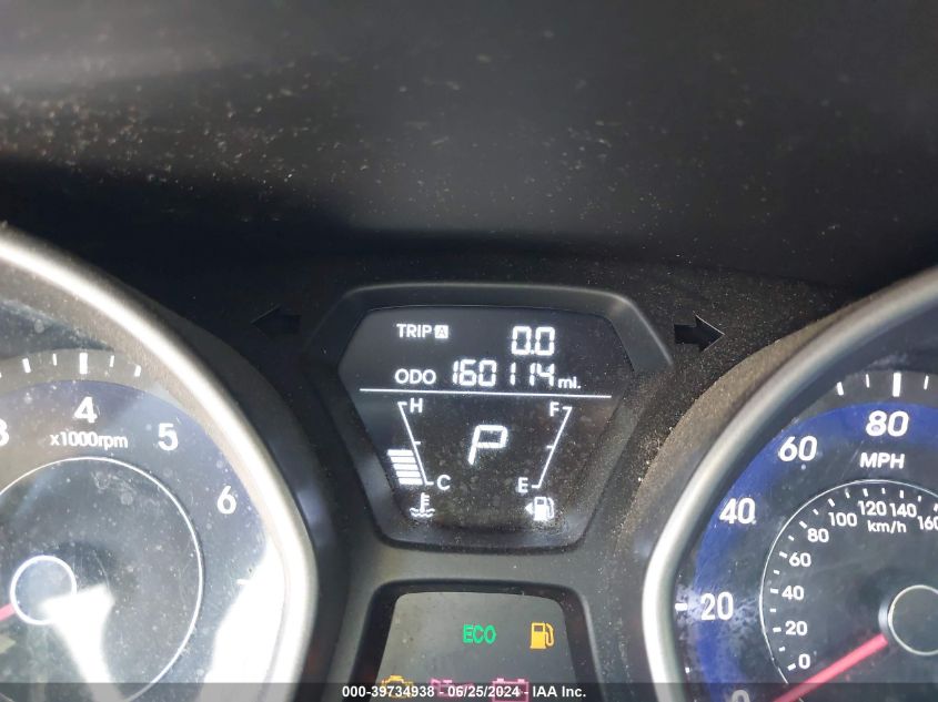 2013 Hyundai Elantra Gls VIN: 5NPDH4AE9DH302276 Lot: 39734938