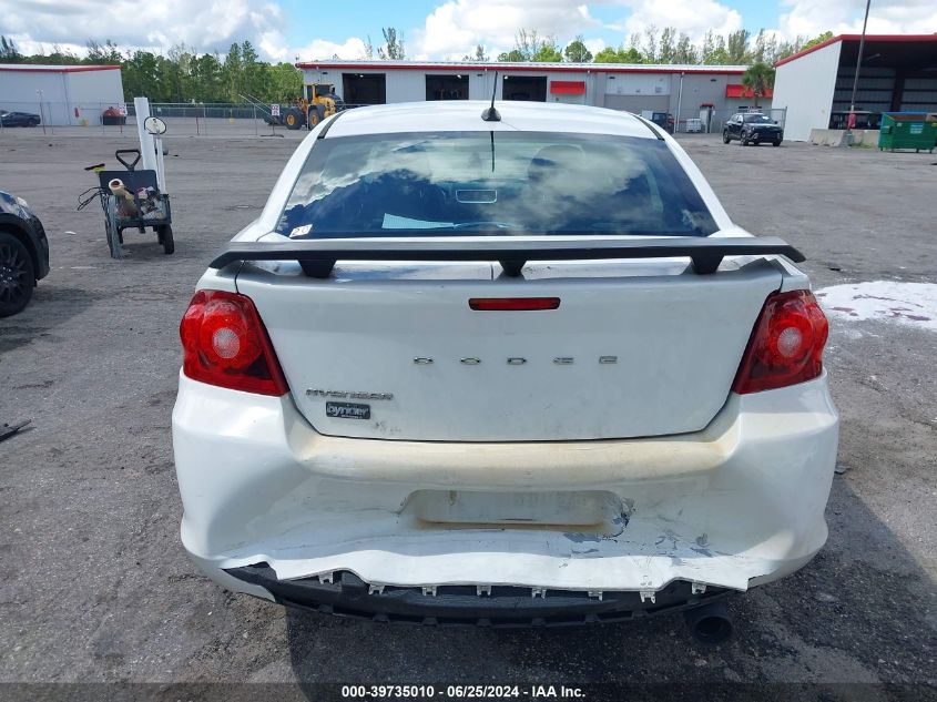 2012 Dodge Avenger Se VIN: 1C3CDZAB0CN270234 Lot: 39735010