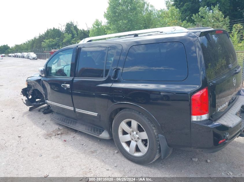 2011 Nissan Armada Sv/Sl/Platinum VIN: 5N1BA0NCXBN600471 Lot: 39735025