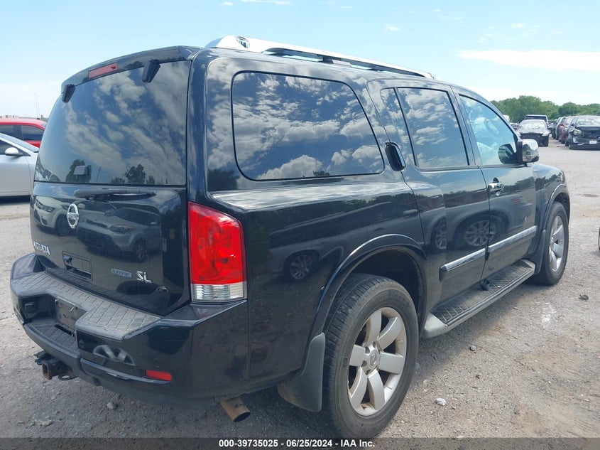 2011 Nissan Armada Sv/Sl/Platinum VIN: 5N1BA0NCXBN600471 Lot: 39735025
