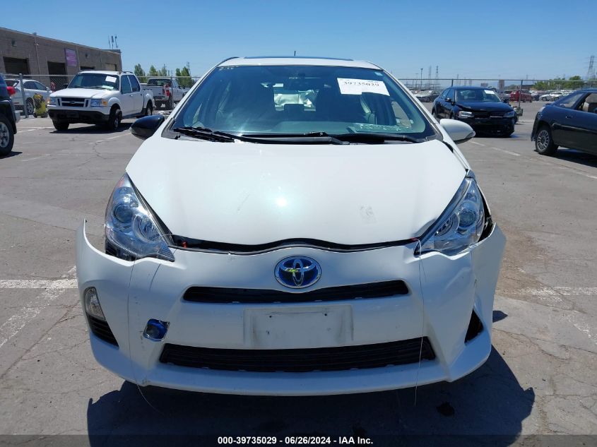 2014 Toyota Prius C Four VIN: JTDKDTB31E1072588 Lot: 39735029