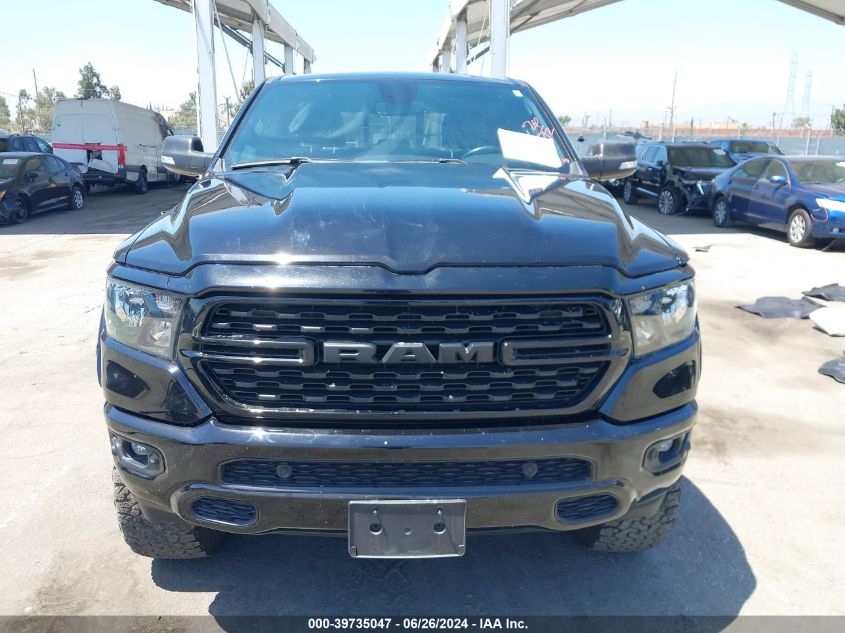 2022 Ram 1500 Big Horn Quad Cab 4X4 6'4 Box VIN: 1C6SRFBT9NN236446 Lot: 39735047