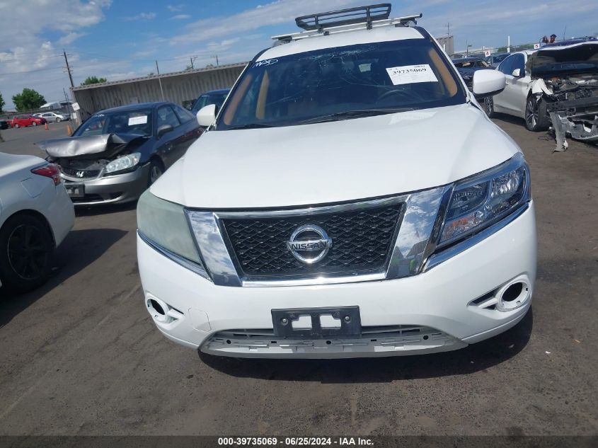 2013 Nissan Pathfinder Sv VIN: 5N1AR2MN4DC657931 Lot: 39735069