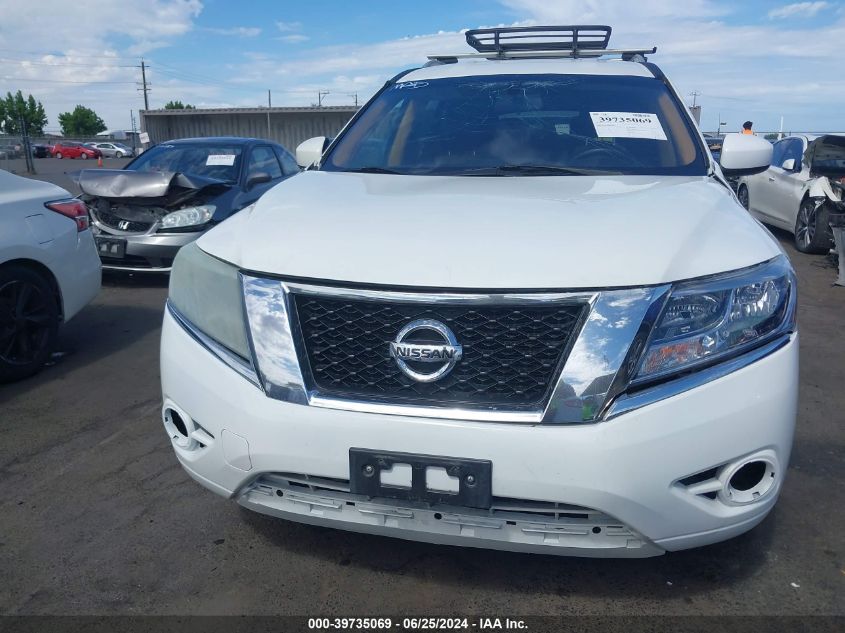 2013 Nissan Pathfinder Sv VIN: 5N1AR2MN4DC657931 Lot: 39735069