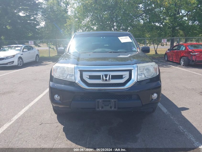 2011 Honda Pilot Touring VIN: 5FNYF4H96BB070943 Lot: 39735091