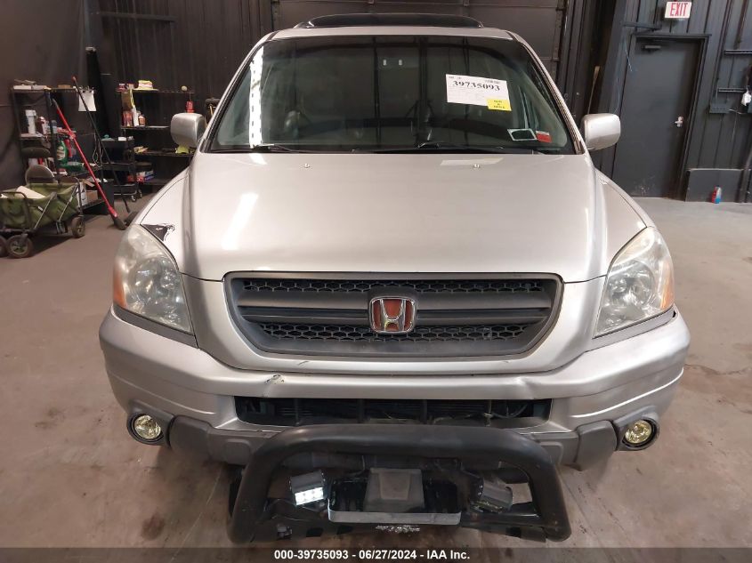 2005 Honda Pilot Ex-L VIN: 2HKYF18635H506030 Lot: 39735093