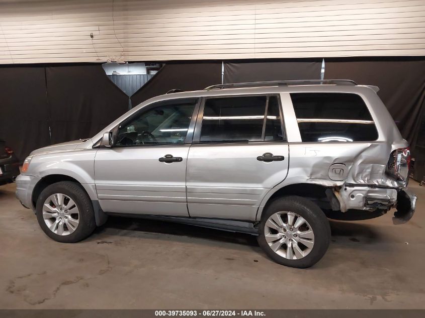 2005 Honda Pilot Ex-L VIN: 2HKYF18635H506030 Lot: 39735093