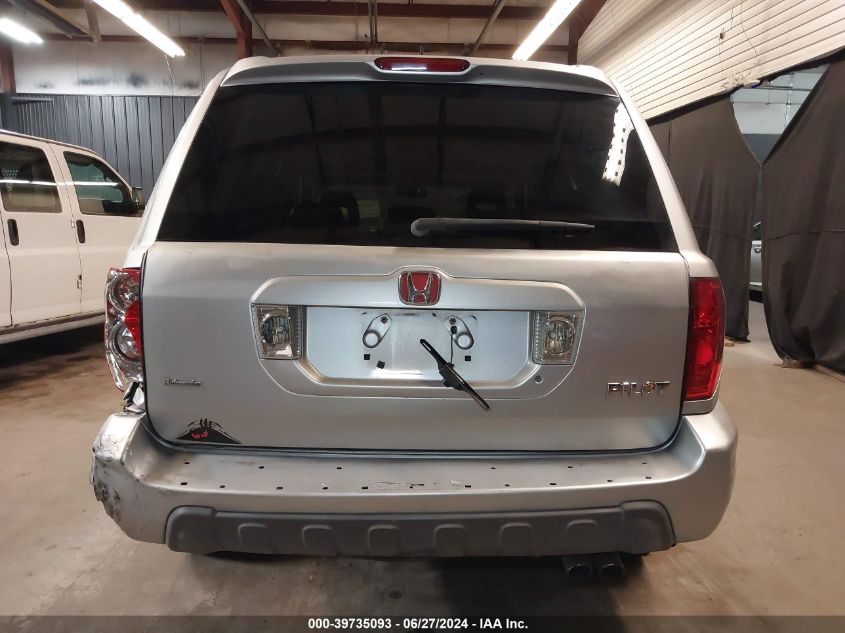 2005 Honda Pilot Ex-L VIN: 2HKYF18635H506030 Lot: 39735093