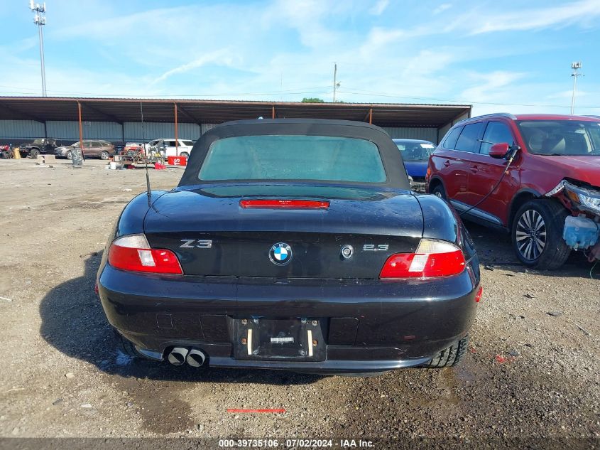 2000 BMW Z3 2.3 VIN: 4USCH9341YLF84828 Lot: 39735106