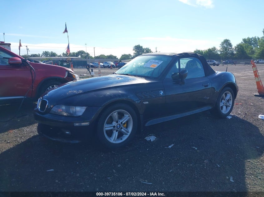 2000 BMW Z3 2.3 VIN: 4USCH9341YLF84828 Lot: 39735106