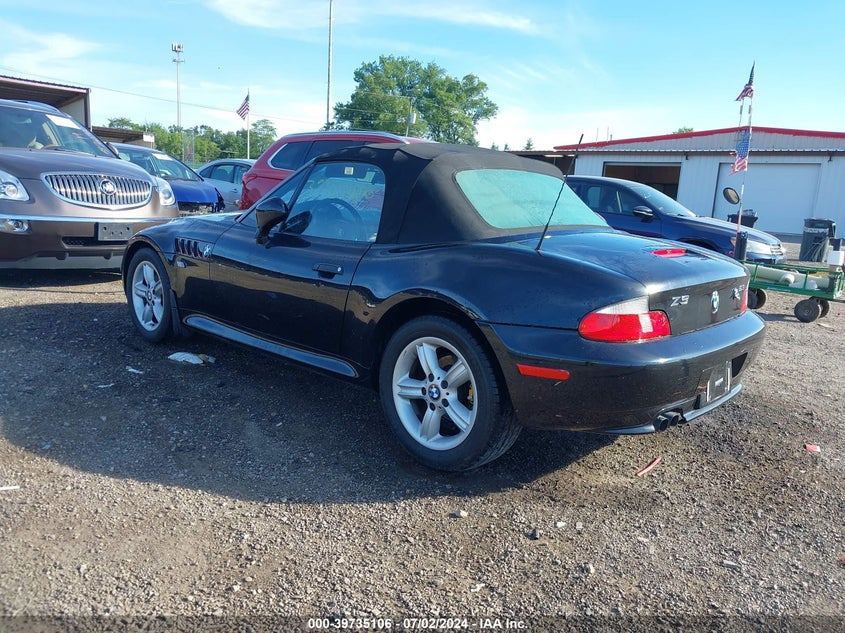 2000 BMW Z3 2.3 VIN: 4USCH9341YLF84828 Lot: 39735106