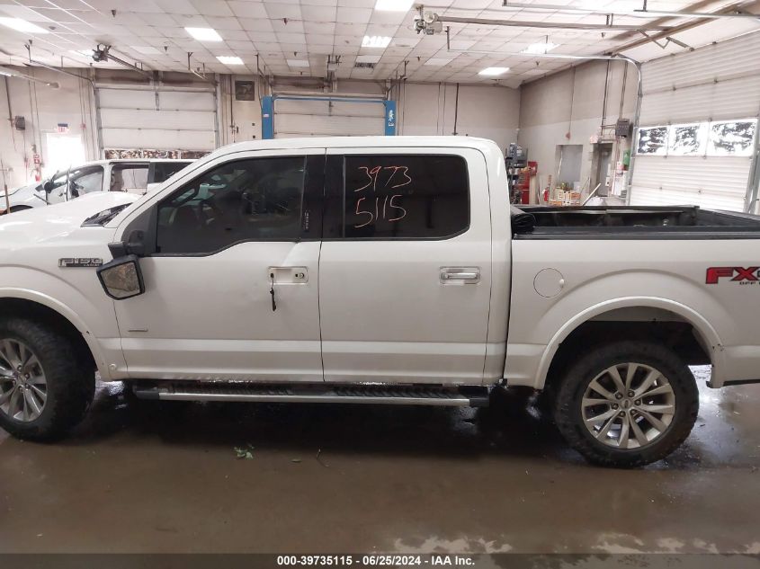 2016 Ford F-150 Lariat VIN: 1FTEW1EG8GFA06636 Lot: 39735115