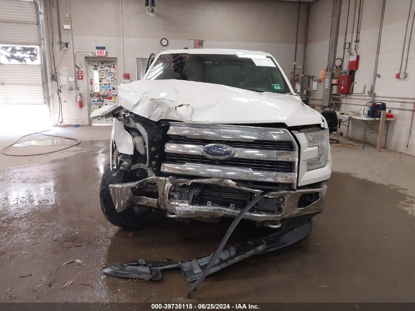 2016 Ford F-150 Lariat VIN: 1FTEW1EG8GFA06636 Lot: 39735115