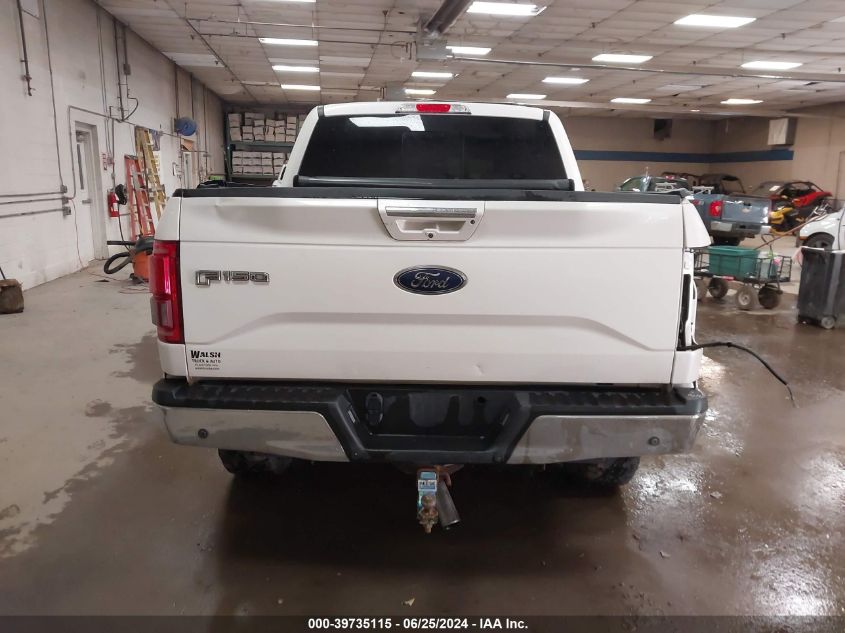 2016 Ford F-150 Lariat VIN: 1FTEW1EG8GFA06636 Lot: 39735115